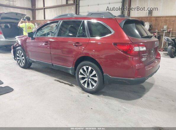4S4BSEJC1G3312602 2016 SUBARU OUTBACK Red Rear left