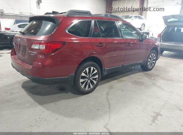 4S4BSEJC1G3312602 2016 SUBARU OUTBACK Red Rear right
