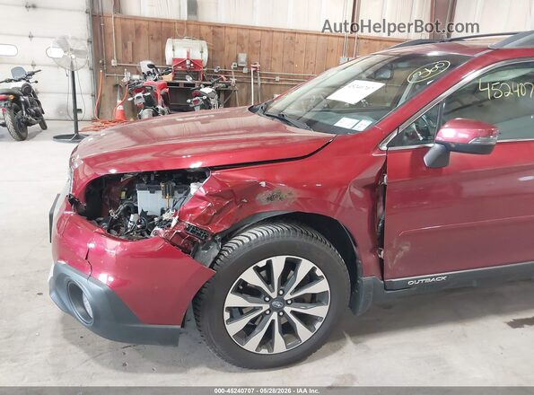 4S4BSEJC1G3312602 2016 SUBARU OUTBACK Red Front view