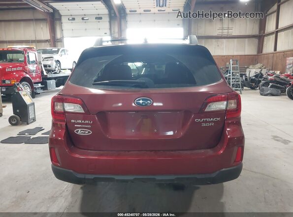 4S4BSEJC1G3312602 2016 SUBARU OUTBACK Red 