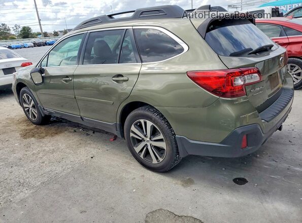 4S4BSENC0J3303021 2018 SUBARU OUTBACK Зеленый Задняя левая четверть