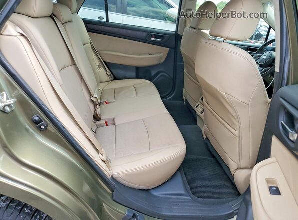 4S4BSENC0J3303021 2018 SUBARU OUTBACK Зеленый Вид задней части салона