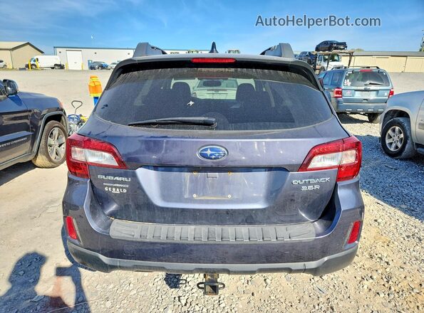 4S4BSENC1G3305921 2016 SUBARU OUTBACK Серый Вид сзади