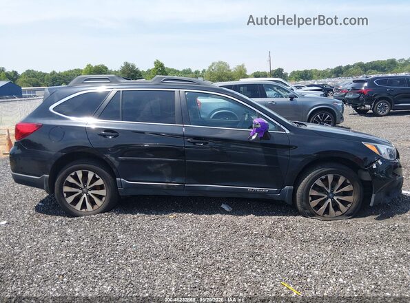 4S4BSENC1G3359753 2016 SUBARU OUTBACK Black უკანა სალონის ხედი