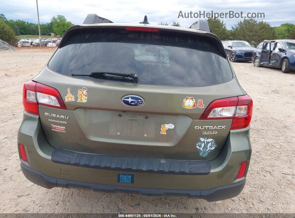 4S4BSENC7G3242291 2016 SUBARU OUTBACK Green 