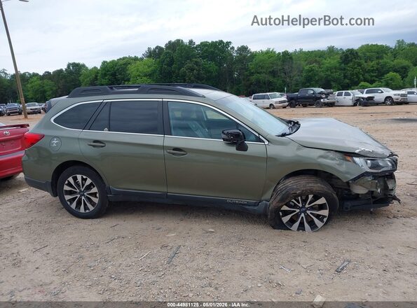 4S4BSENC7G3242291 2016 SUBARU OUTBACK Green უკანა სალონის ხედი