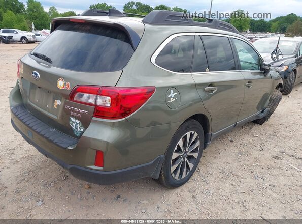4S4BSENC7G3242291 2016 SUBARU OUTBACK Green უკანა მარჯვენა