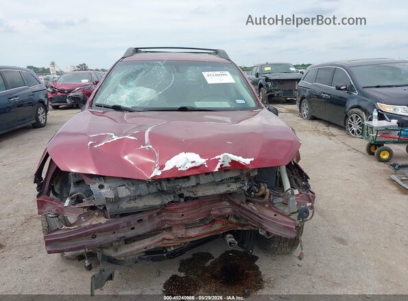 4S4BSENC7H3365025 2017 SUBARU OUTBACK Red Widok zestawu wskaźników