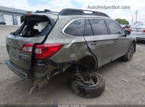 4S4BSENC9G3238632 2016 SUBARU OUTBACK Green Задня права чверть