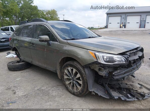 4S4BSENC9G3238632 2016 SUBARU OUTBACK Green Вид спереду