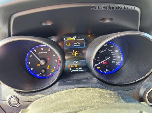 4S4BSENC9G3290620 2016 SUBARU OUTBACK Темно-бордовый Вид щитка приборов