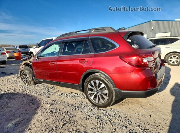 4S4BSENC9G3290620 2016 SUBARU OUTBACK Темно-бордовый Задняя левая четверть