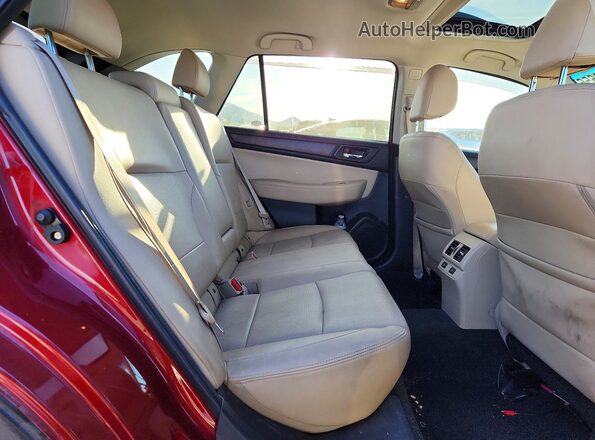 4S4BSENC9G3290620 2016 SUBARU OUTBACK Темно-бордовый Вид задних сидений