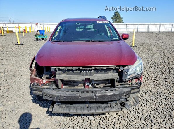 4S4BSENCXG3236338 2016 SUBARU OUTBACK Red Vista frontal