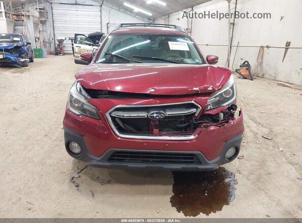 4S4BSENCXJ3393729 2018 SUBARU OUTBACK Красный Вид щитка приборов