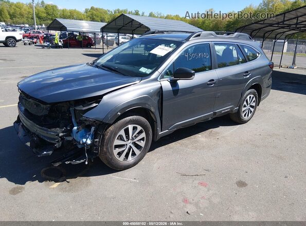 4S4BTAAC4R3131468 2024 SUBARU OUTBACK Серый Передняя левая четверть