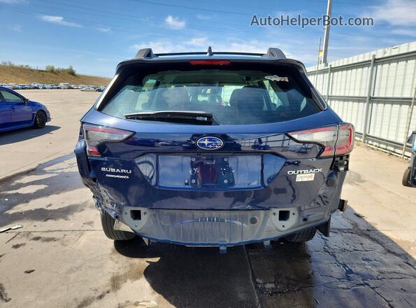 4S4BTAAC4S3116720 2025 SUBARU OUTBACK Blue Вид ззаду
