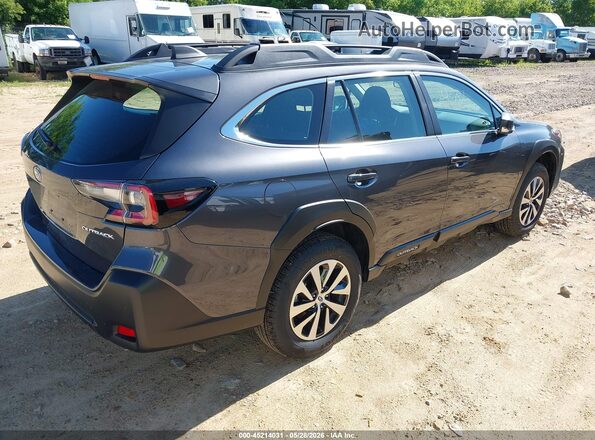 4S4BTAAC6S3328406 2025 SUBARU OUTBACK Gray Trasero derecho