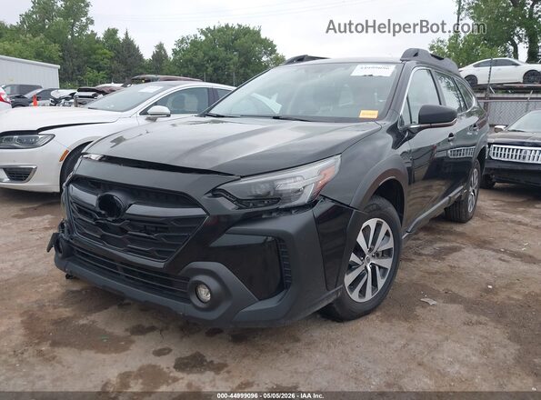 4S4BTAAC9P3189539 2023 SUBARU OUTBACK Black Передня ліва чверть
