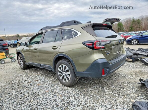 4S4BTACC0M3178745 2021 SUBARU OUTBACK Зеленый Задняя левая четверть