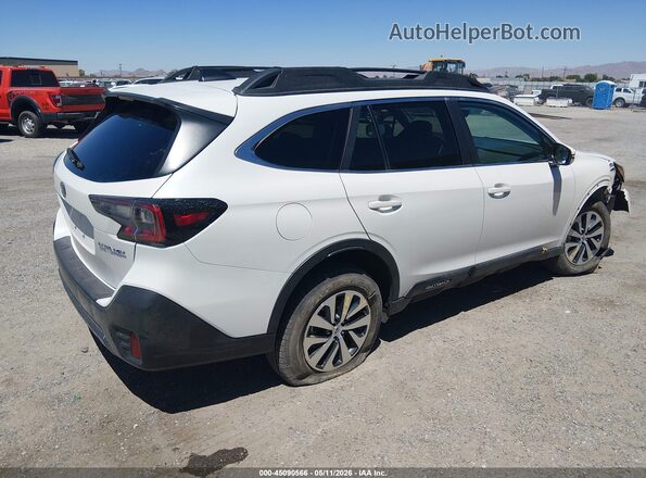 4S4BTACC2M3205217 2021 SUBARU OUTBACK Белый Задняя правая четверть