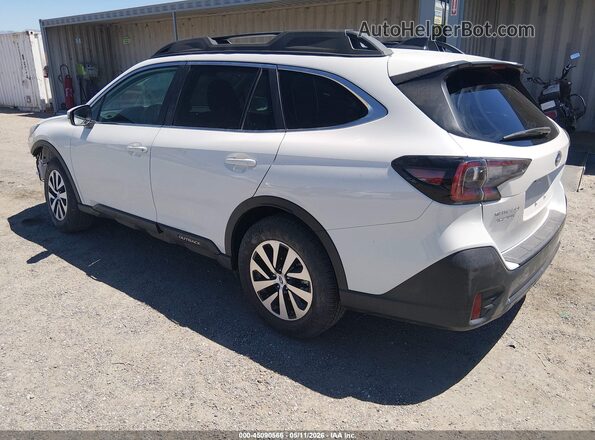 4S4BTACC2M3205217 2021 SUBARU OUTBACK Белый Задняя левая четверть