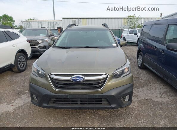 4S4BTACC3N3100591 2022 SUBARU OUTBACK Green უკანა სალონის ხედი