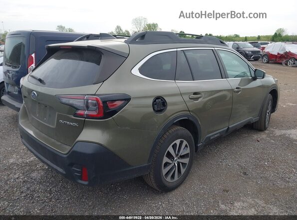 4S4BTACC3N3100591 2022 SUBARU OUTBACK Green უკანა მარჯვენა