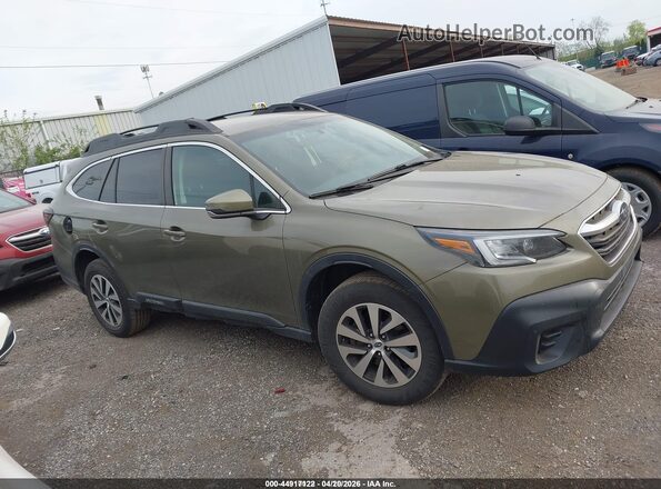 4S4BTACC3N3100591 2022 SUBARU OUTBACK Green სალონის 360-გრადუსიანი ხედი