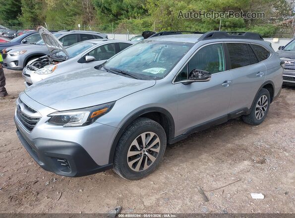 4S4BTACC4L3255955 2020 SUBARU OUTBACK Light Blue Передняя левая четверть