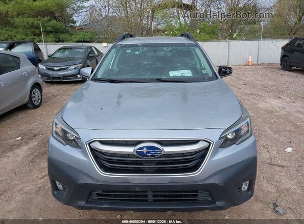 4S4BTACC4L3255955 2020 SUBARU OUTBACK Light Blue Вид спереди