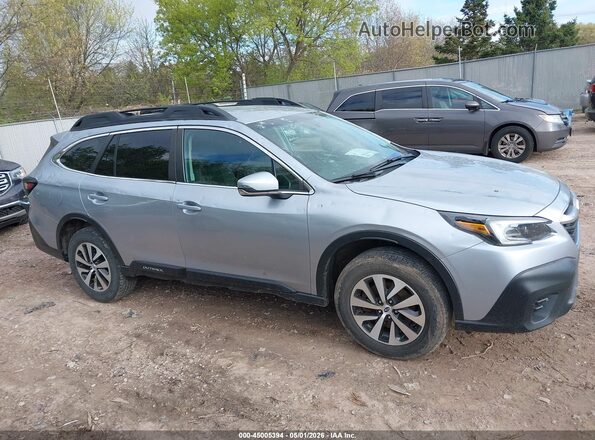 4S4BTACC4L3255955 2020 SUBARU OUTBACK Light Blue Вид задней части салона