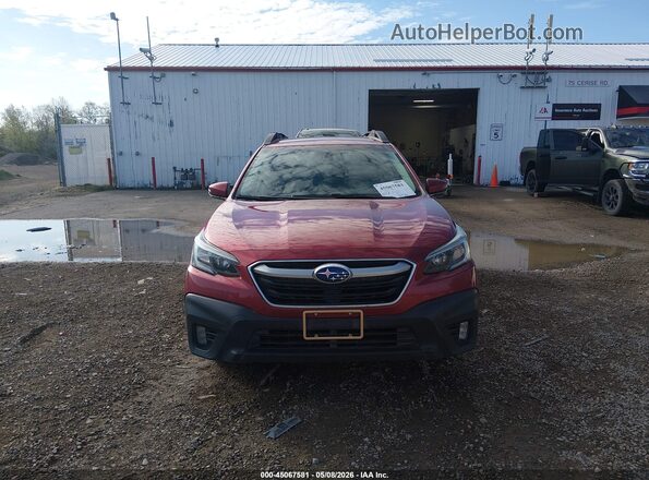 4S4BTACC6M3204748 2021 SUBARU OUTBACK Red Սարքավորումների վահանակի տեսք
