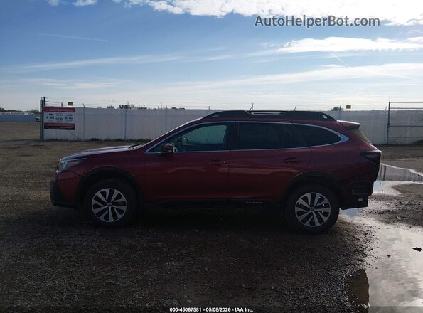 4S4BTACC6M3204748 2021 SUBARU OUTBACK Red Սալոնի 360 աստիճան տեսք