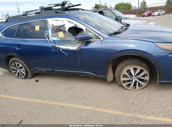 4S4BTACC7L3240480 2020 SUBARU OUTBACK Синий Вид спереди