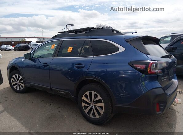 4S4BTACC7L3240480 2020 SUBARU OUTBACK Синий Панорамный вид салона 360°