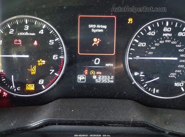 4S4BTACC8L3155776 2020 SUBARU OUTBACK Серый Вид задних сидений