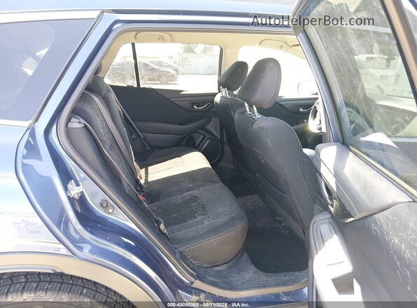4S4BTACCXN3279809 2022 SUBARU OUTBACK Dark Blue Widok naklejki z numerem VIN