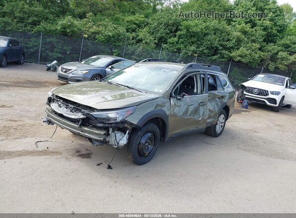 4S4BTADC0S3139486 2025 SUBARU OUTBACK Green Передня ліва чверть