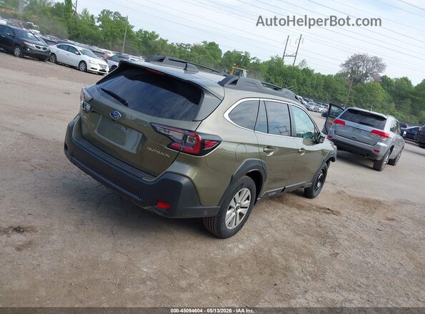 4S4BTADC0S3139486 2025 SUBARU OUTBACK Green Задня права чверть