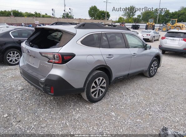 4S4BTADC1N3244882 2022 SUBARU OUTBACK Серебряный Задняя правая четверть