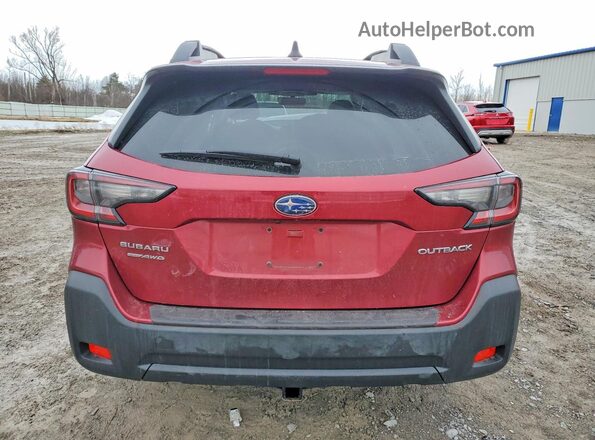 4S4BTADC3R3125639 2024 SUBARU OUTBACK Red Հետևի տեսք