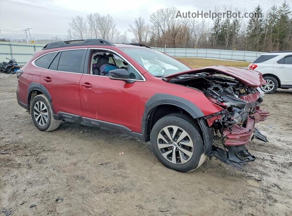 4S4BTADC3R3125639 2024 SUBARU OUTBACK Red Առջևի աջ