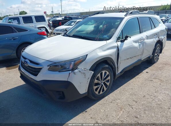 4S4BTADC5M3182496 2021 SUBARU OUTBACK White Przód lewy