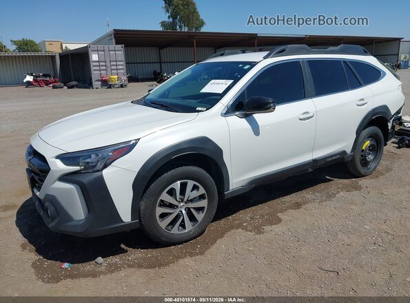 4S4BTADC6R3134206 2024 SUBARU OUTBACK White Vista tres cuartos delantera izquierda