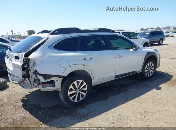 4S4BTADC6R3134206 2024 SUBARU OUTBACK White Trasero derecho