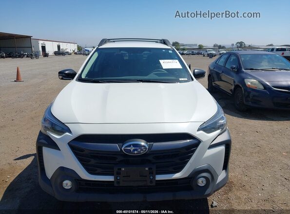 4S4BTADC6R3134206 2024 SUBARU OUTBACK White Vista interior trasera