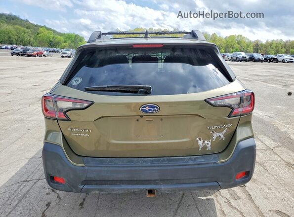 4S4BTADC7P3124250 2023 SUBARU OUTBACK Зеленый Вид сзади
