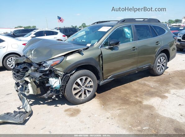 4S4BTADCXS3313113 2025 SUBARU OUTBACK Green Передня ліва чверть