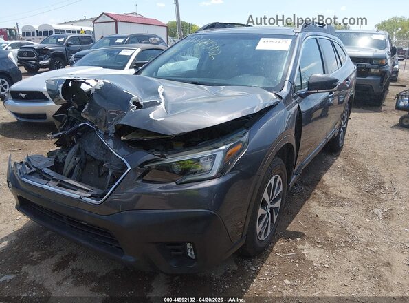 4S4BTAEC2L3172232 2020 SUBARU OUTBACK Серый Передняя левая четверть